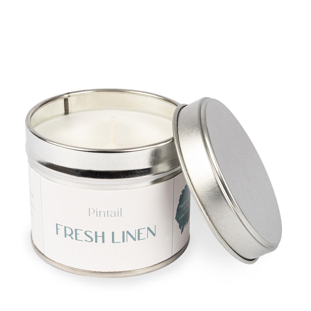 Pintail Candles Fresh Linen Tin Candle £9.89